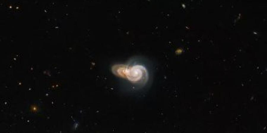 بالبلدي: تلسكوب الفضاء التابع لناسا يلتقط صورة لمجرتين حلزونيتين بعيدتين