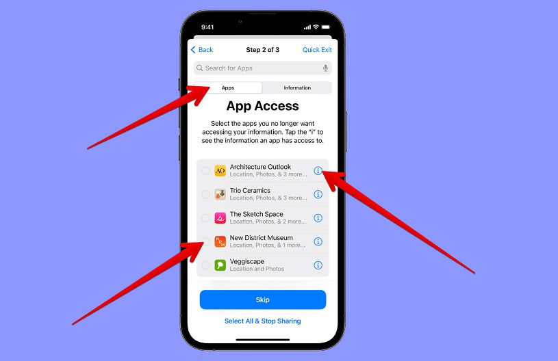 How to use the iPhone Security Check feature