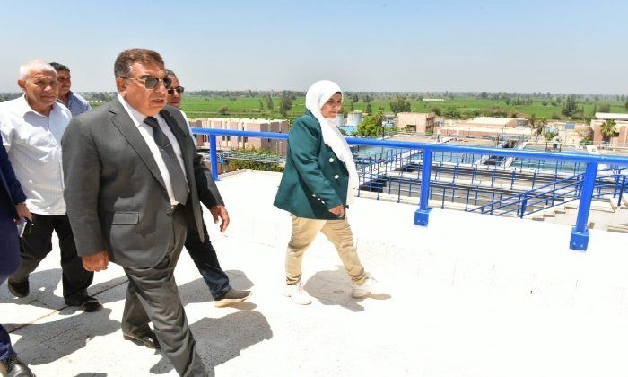 محافظ الدقهلية يتفقد محطة مياه بمركز بلقاس محافظ الدقهلية يتفقد محطة مياه بمركز بلقاس