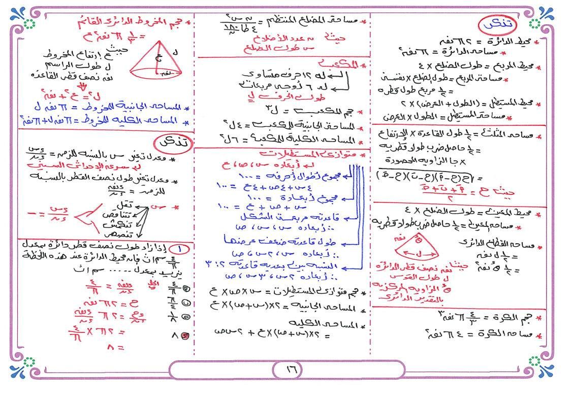 مراجعة ليلية الامتحان التفاضل والتكامل للثانوية العامة علمي رياضة 2025 نظام قديم