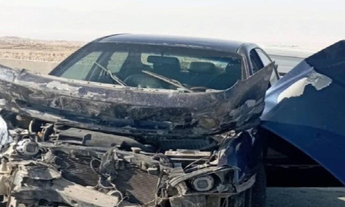إصابة 6 أشخاص في حادث أعلى الأوسطي