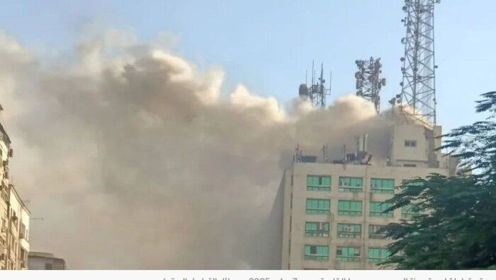 تشكيل لجنة هندسية لبيان مدى تأثر مبنى سنترال رمسيس بالحريق تشكيل لجنة هندسية لبيان مدى تأثر مبنى سنترال رمسيس بالحريق