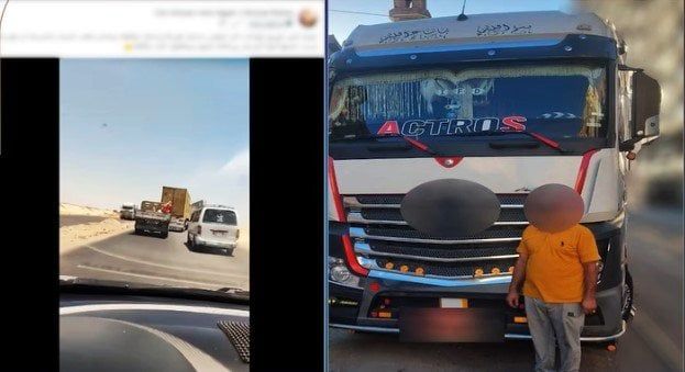 عطّل الحركة المرورية.. القبض على سائق نقل ثقيل بالجيزة