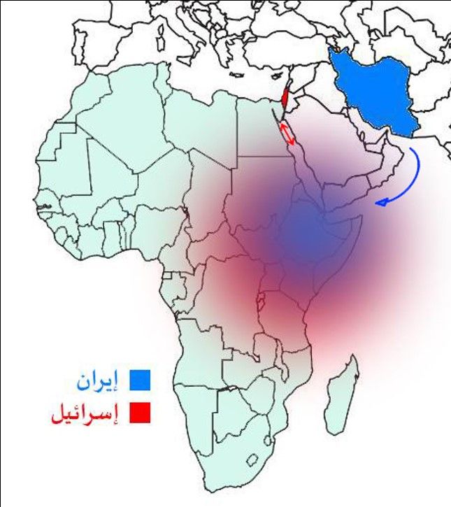 الرسم التوضيحي على الخريطة من إعداد الباحث