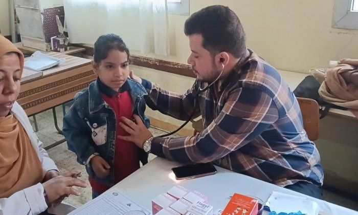 جامعة بنها: الكشف على 288 حالة بالمجان فى قافلة طبية بميت الدريج جامعة بنها: الكشف على 288 حالة بالمجان فى قافلة طبية بميت الدريج