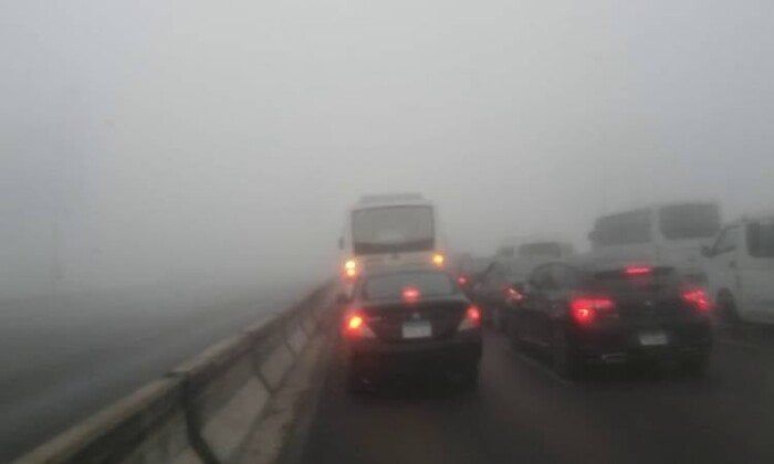 محافظة الإسكندرية: غلق الطريق الصحراوى من البوابات لوجود شبورة مائية محافظة الإسكندرية: غلق الطريق الصحراوى من البوابات لوجود شبورة مائية