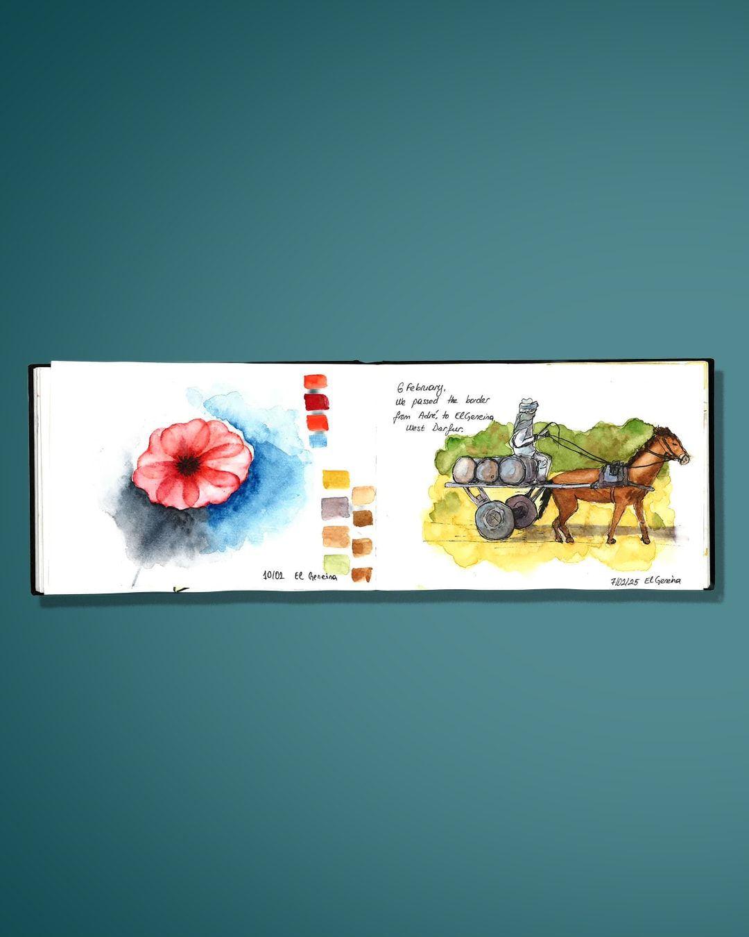 رسومات من قلب الصراع.. هكذا قدمت عاملة إنسانية منظورًا آخر لحرب السودان