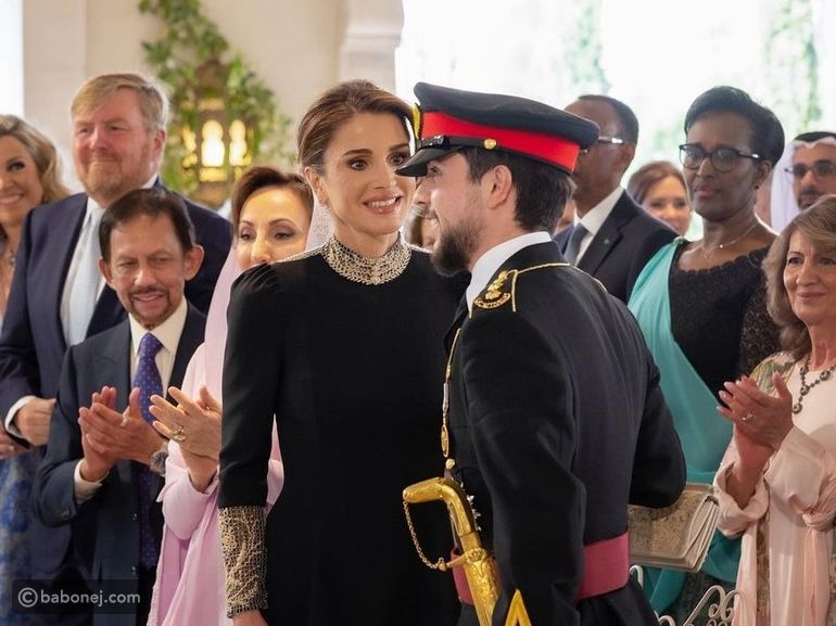 ماذا همست الملكة رانيا للعريس خلال العرس الملكي