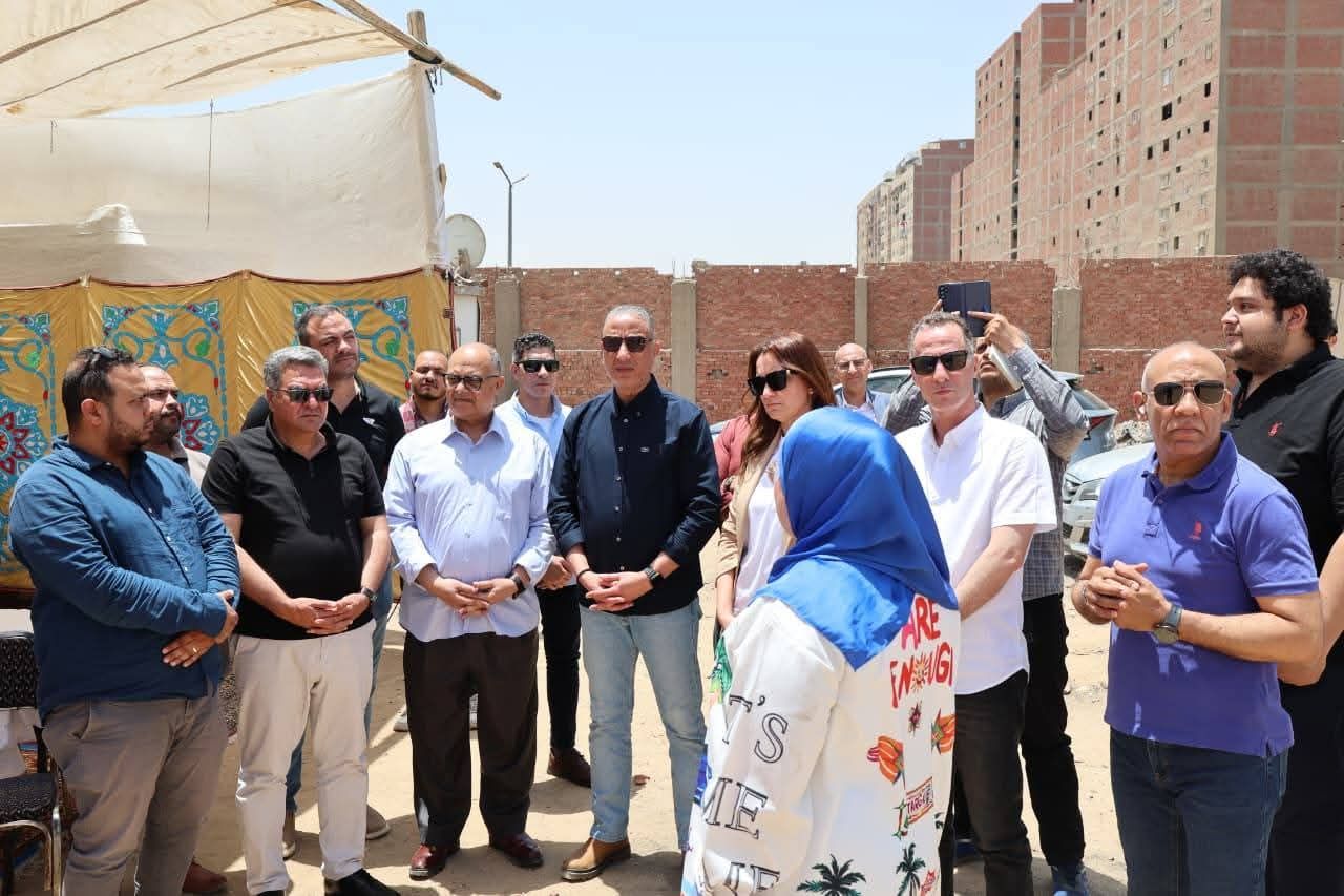 محافظ الجيزة يشهد الإستعدادات النهائية لبدء إنشاء مجمع مدارس كعابيش