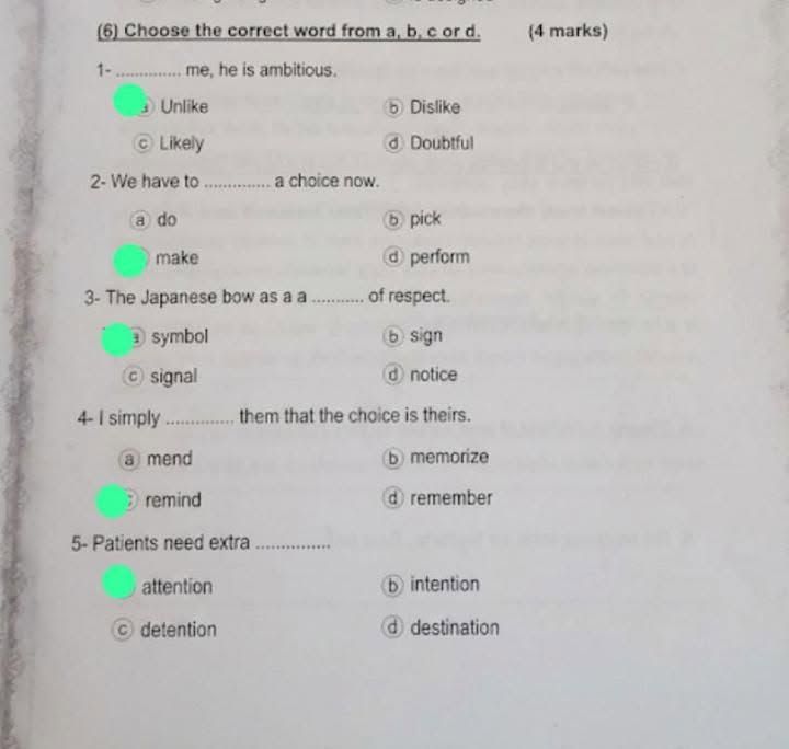 حل امتحان انجليزي للصف الثالث الأزهري علمي 2026 الكامل