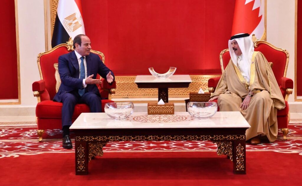السيد الرئيس عبد الفتاح السيسي وملك البحرين