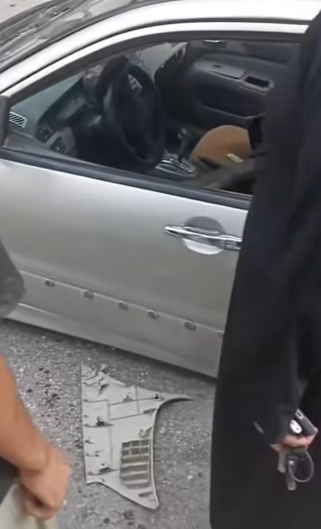 انقسام سيارة ملاكي نصفين بحادث في شارع ترسا بالعمرانية (5)