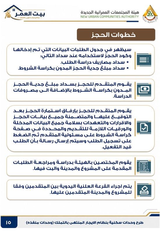 كراسه شروط الايجار التمليكى (15)
