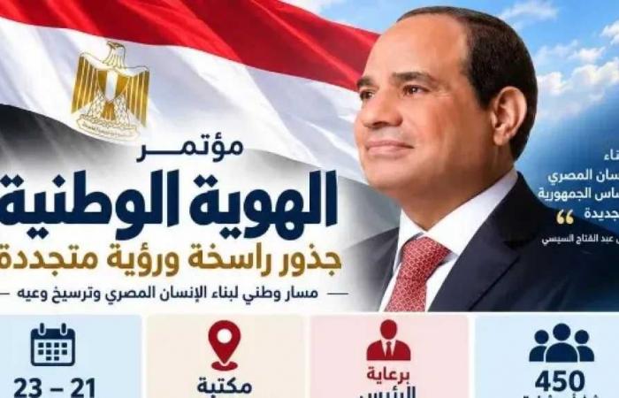 غدًا..
      انطلاق
      المؤتمر
      الوطني
      «الهوية
      الوطنية»
      بمشاركة
      450
      شابًا
      من
      27
      محافظة