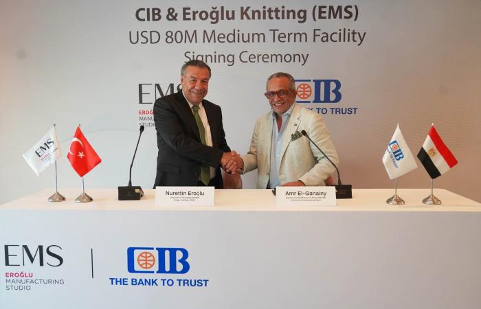 بالبلدي : البنك
      التجاري
      الدولي
      –
      مصر
      CIB
      يموّل
      مشروع(EMS)
       Eroglu
      Knitting
      بقيمة
      80
      مليون
      دولار
      لدعم
      توسعات
      المجموعة
      في
      مصر