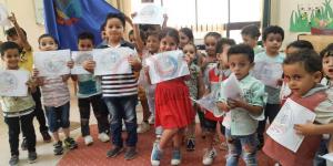 صور .. أطفال مكتبة دمنهور يحتفلون بالعيد القومي للبحيرة
