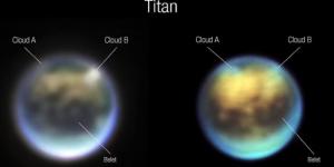بالبلدي: تلسكوب جيمس ويب يصور غيوما كبيرة على قمر تيتان ويكتشف مروره بطقس موسمى