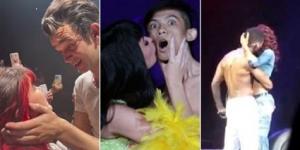 بالبلدي: 10 مطربين قاموا بتقبيل الجمهور عالمسرح .. أحدهم فعلها مع رجل في دبي بالبلدي | BeLBaLaDy