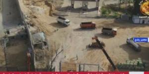 بالبلدي : دخول المعدات المصرية لإصلاح طريق معبر رفح في الجانب الفلسطينى