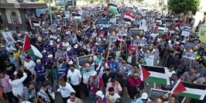 بالبلدي: حماه وطن بالاسكندرية ينظم أكبر مسيرة تضامنية مع أهالي غزة