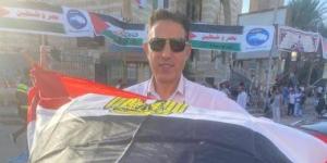 بالبلدي: عضو اتحاد الكرة يشارك فى مسيرات شارع النصر للتضامن من الشعب الفلسطيني