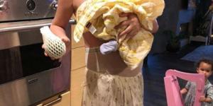 «كريسي تيجن» تكشف عن بطنها بعد ولادة ابنها مايلز (صور) "بالبلدي"