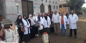 بالبلدي: 900 حالة حصاد قافلة جامعة الزقازيق اليوم بقرية تل محمد مركز الإبراهيمية بالشرقية