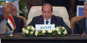بالبلدي: الرئيس السيسي: شعوب العالم كله تترقب نتائج قمة القاهرة للسلام