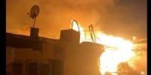 بالبلدي : نشوب حريق بمصنع أخشاب في منطقة أبو النمرس | فيديو