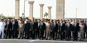 بالبلدي : الرئيس السيسى يتقدم الجنازة العسكرية للواء محمد أمين مستشار رئيس الجمهورية للشئون المالية "صور"