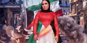 الإعلامية « دعاء مجدى » تدعم فلسطين بعدسة محمد السيد