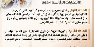 بالبلدي: ننشر قواعد وإجراءات تصويت المصريين بالخارج في الانتخابات الرئاسية ..إنفوجراف belbalady.net