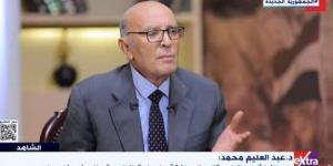 بالبلدي: الدكتور عبد العليم محمد لـ"الشاهد": حكومة ثورة يوليو رفضت مشروع آيزنهاور لتوطين الفلسطينيين في سيناء