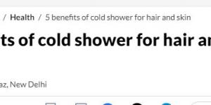 بالبلدي: فوائد الاستحمام بالماء البارد لصحة الشعر والبشرة.. تعرف عليها