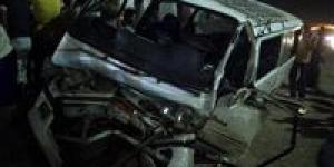 بالبلدي : إصابة 11 شخصا في انقلاب ميكروباص على طريق مصر أسيوط