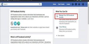 تعرف على الميزة الجديدة المقدمة من فيسبوك لإيقاف تتبع نشاطاتك من جهات خارجية. بالبلدي | BeLBaLaDy