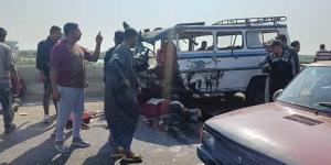 بالبلدي : إصابة 4 أشخاص في تصادم سيارتين بالدقهلية