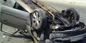 إصابة 3 مواطنين فى حادث انقلاب سيارة ملاكى بالفيوم