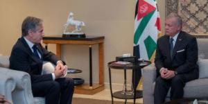 بالبلدي: عاهل الأردن لبلينكين: السبيل الوحيد لإنهاء الصراع الفلسطينى الإسرائيلى "حل الدولتين"