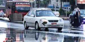 بالبلدي: المرور تنصح قائدى السيارات بتخفيف السرعة منعا للحوادث بسبب سقوط الأمطار