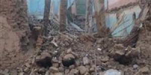 بالبلدي : انهيار جزئي في أحد المنازل دون خسائر في الأرواح بسوهاج