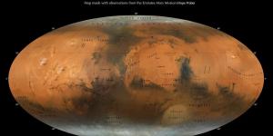 بالبلدي: مركبة فضائية فى المريخ ترصد عاصفة ترابية ترفع أطنانًا من التراب فى وقت قصير