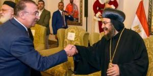 بالبلدي: محافظ الإسكندرية يهنئ الإخوة الأقباط الأرثوذكس بعيد الميلاد بالكنيسة المرقسية