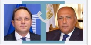 مسئول أوروبي يبلغ وزير الخارجية بإقرار الاتحاد الأوروبي لدعم مالي إضافي لمصر