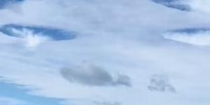 بالبلدي: ناسا تلتقط ثقوبًا غريبة فى السحب وتكشف حقيقة ربطها بالأجسام الطائرة المجهولة
