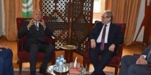 بالبلدي: أبو الغيط يستقبل وزير خارجية سوريا بمقر الأمانة العامة للجامعة