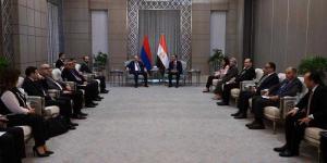 بالبلدي : رئيس الوزراء يلتقي رئيس وزراء جمهورية أرمينيا والوفد المرافق له
