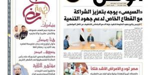 بالبلدي: الصحف المصرية: الرئيس السيسى يوجه بتنفيذ خطة تحسين أداء شركات قطاع الأعمال