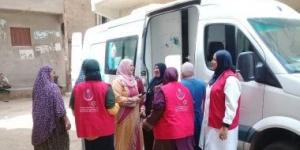 بالبلدي: الكشف بالمجان على 1005 مواطنين خلال قافلة طبية بقرية الناصرية فى دمياط