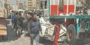 بالبلدي: إصابة 4 أشخاص إثر حادث تصادم 3 سيارات بطريق إسكندرية الصحراوى